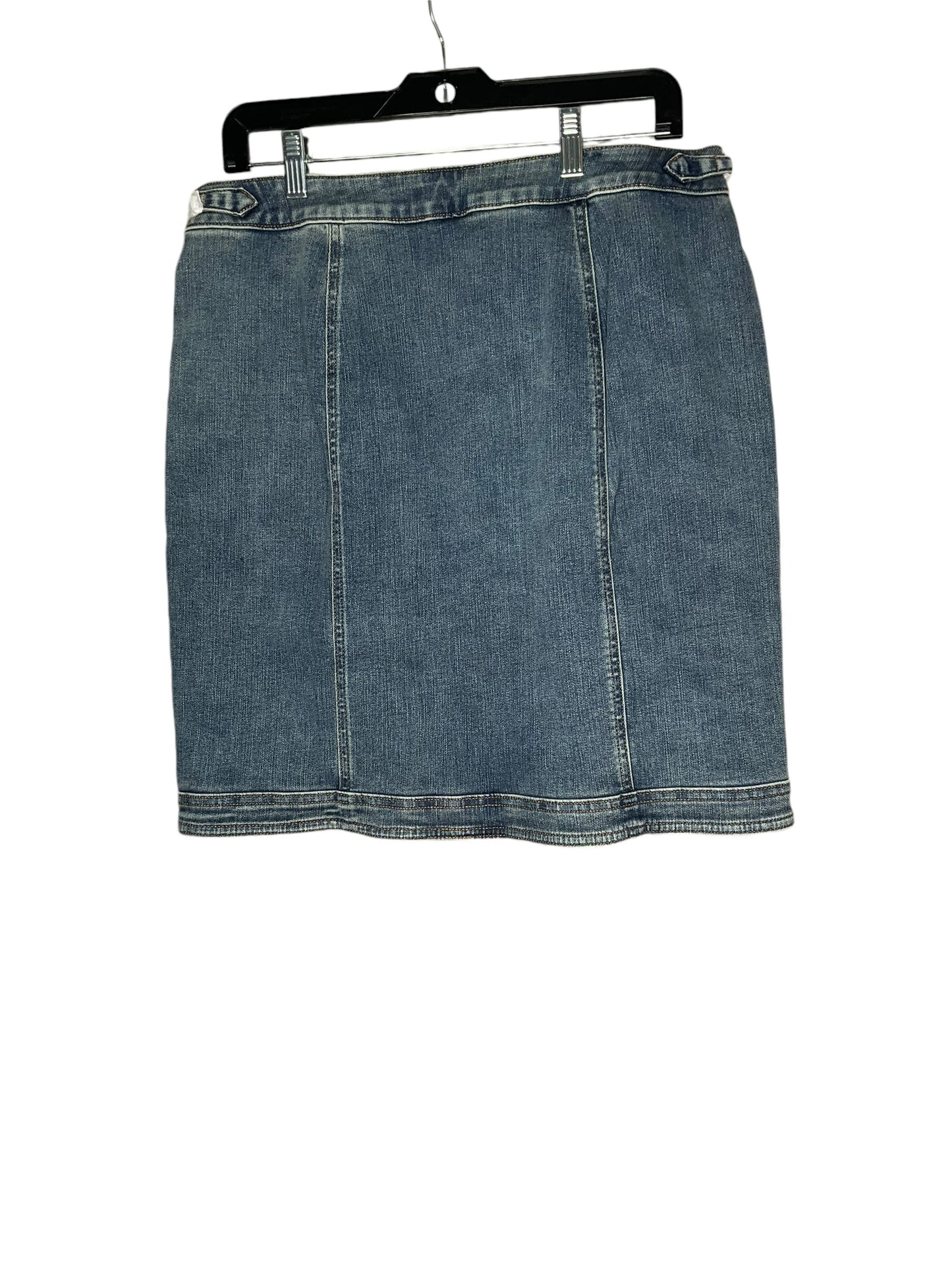 Skirt Midi By White House Black Market In Blue Denim, Size: 12