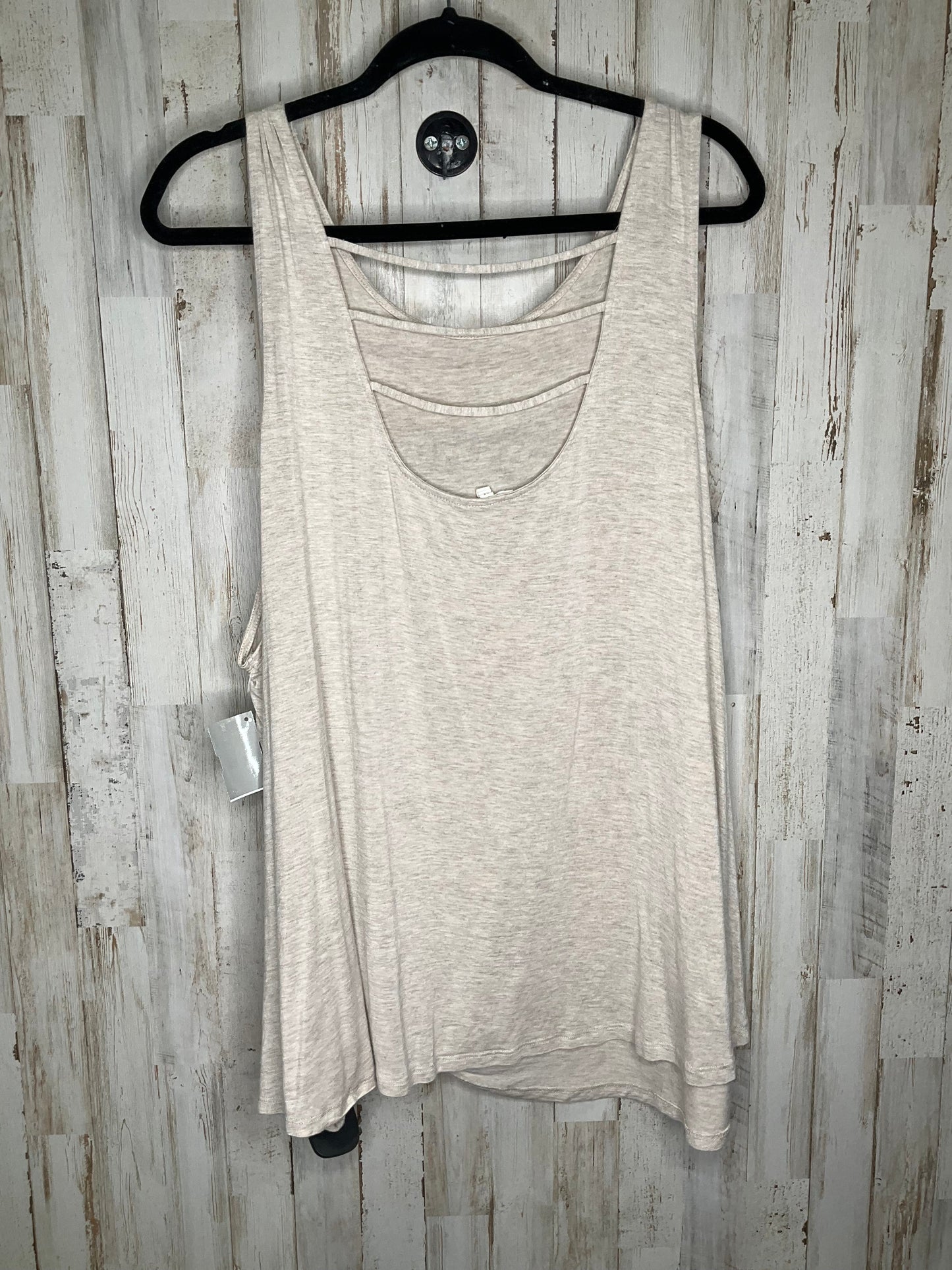 Top Sleeveless By Maurices In Tan, Size: 3x