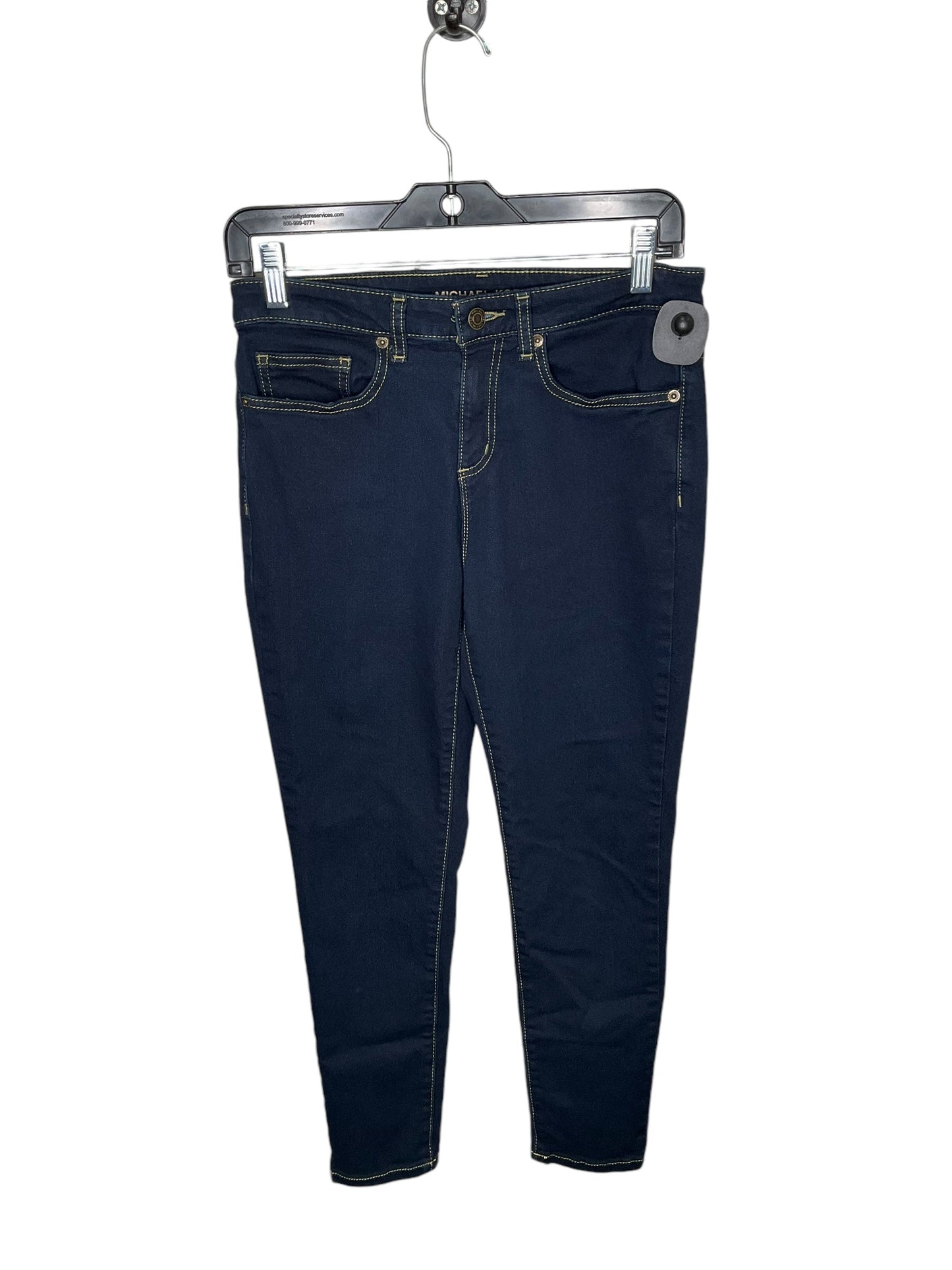 Jeans Skinny By Michael Kors In Blue Denim, Size: 6