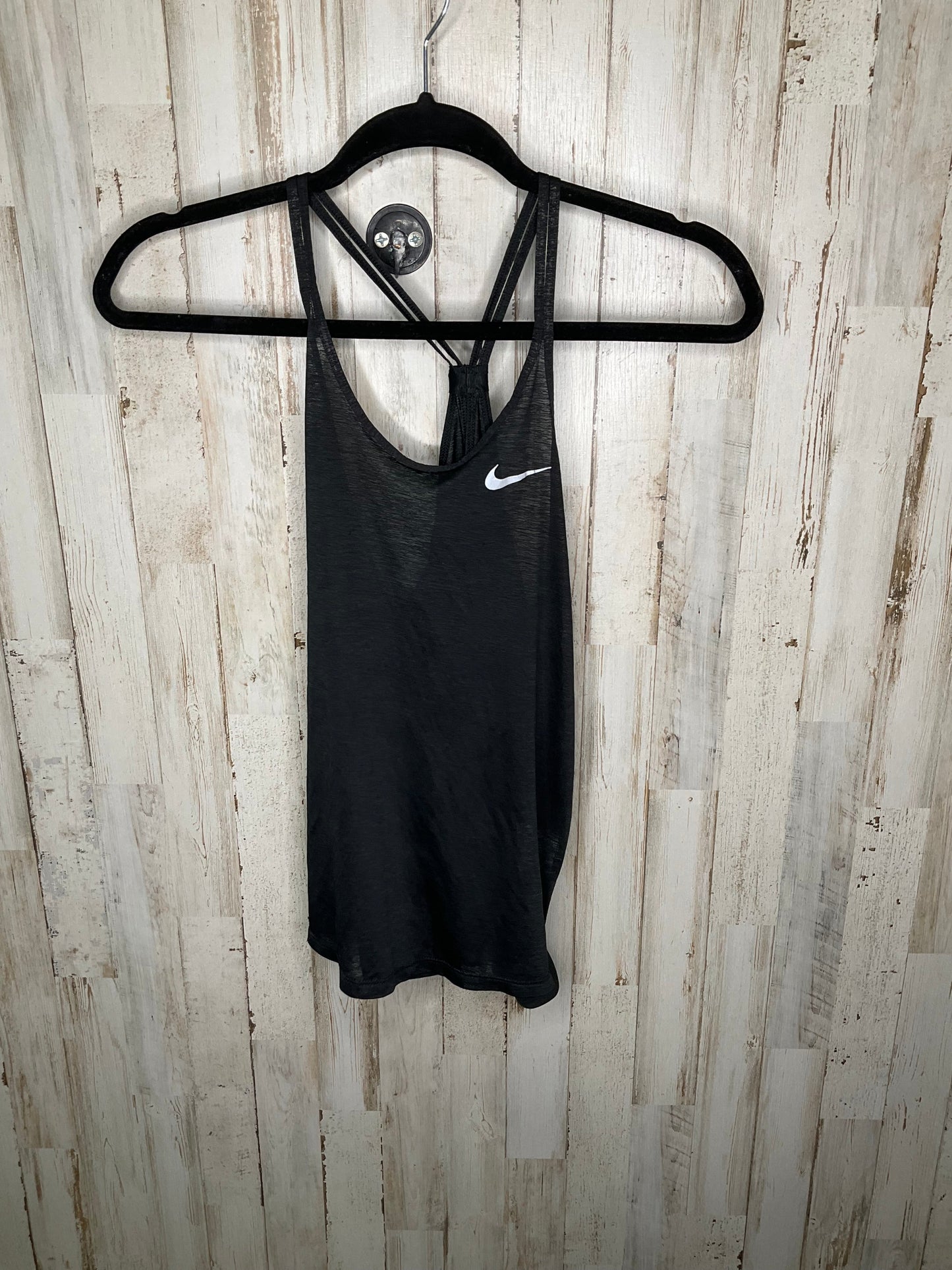 Athletic Tank Top By Nike In Black, Size: Xs