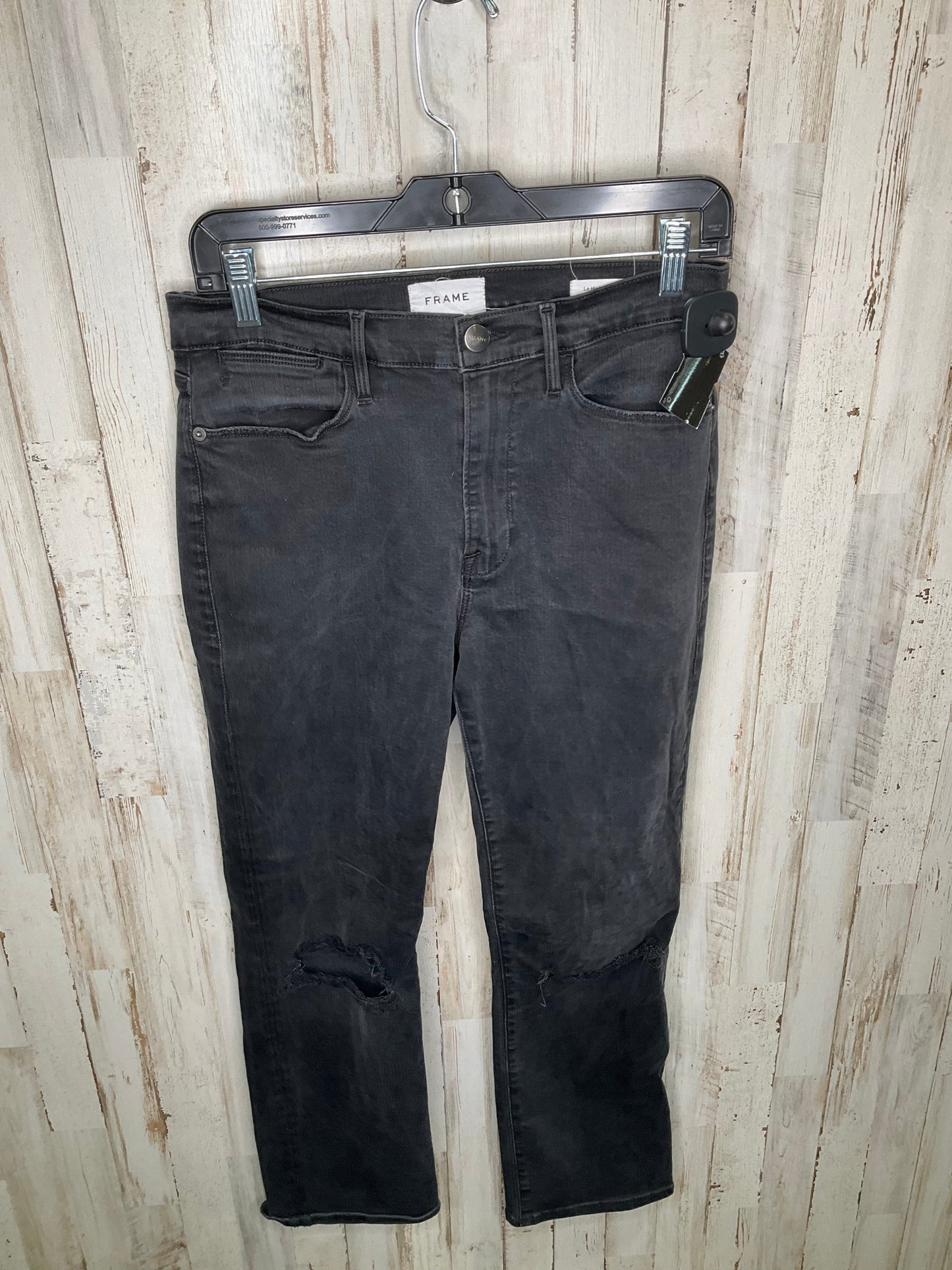 Black Denim Jeans Skinny Frame, Size 10