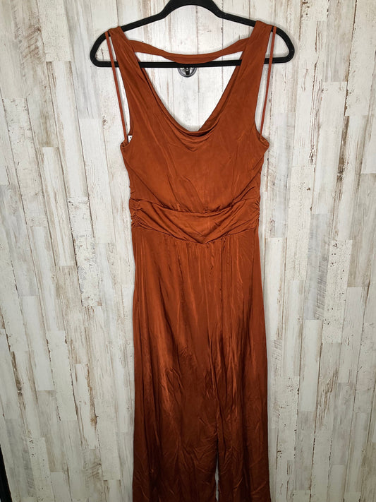 Orange Jumpsuit Anthropologie, Size M