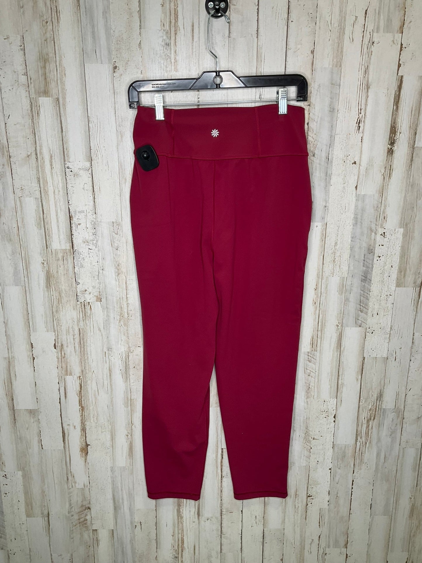 Red Athletic Leggings Athleta, Size S