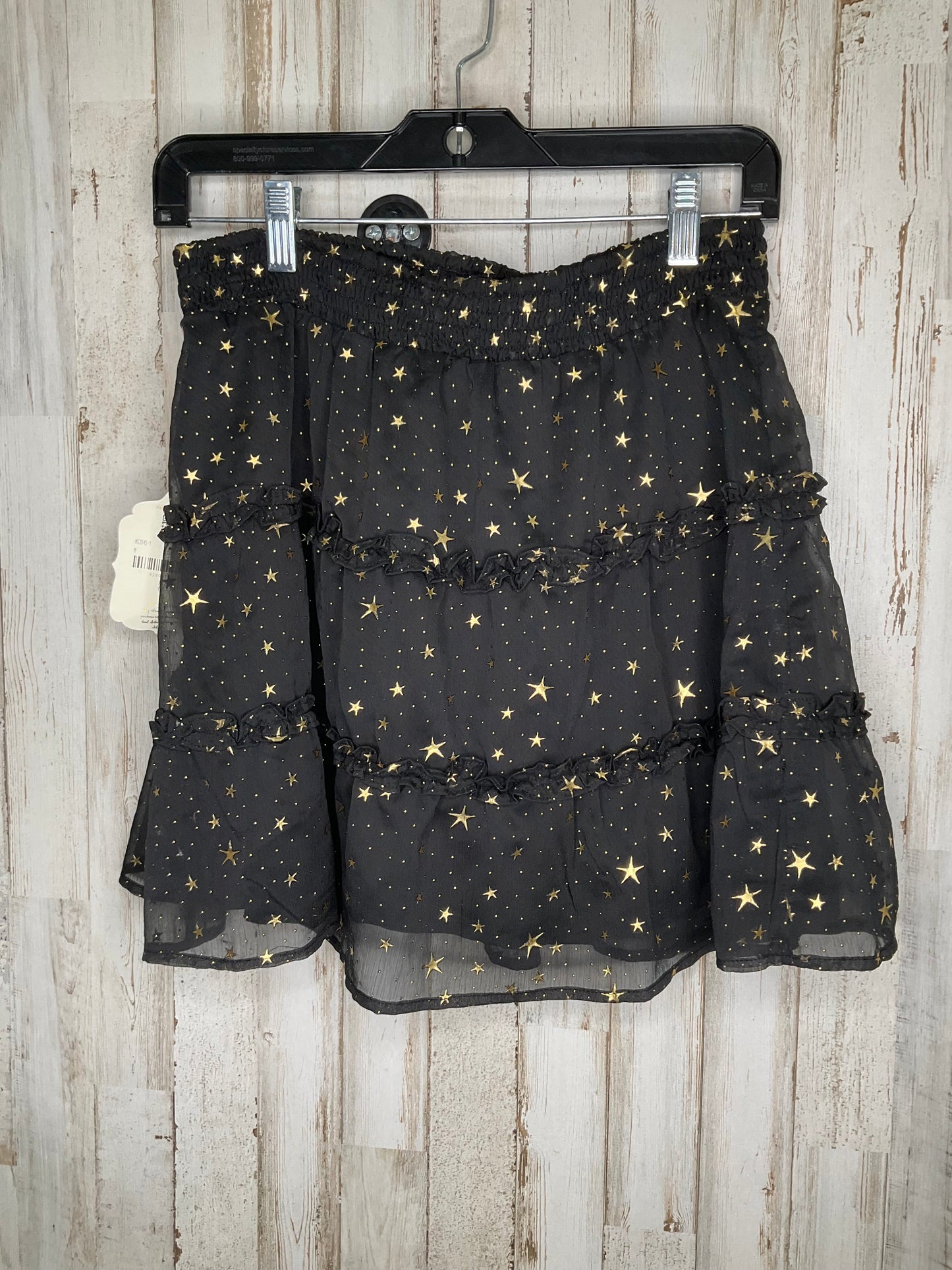 Black & Gold Skirt Mini & Short Altard State, Size M