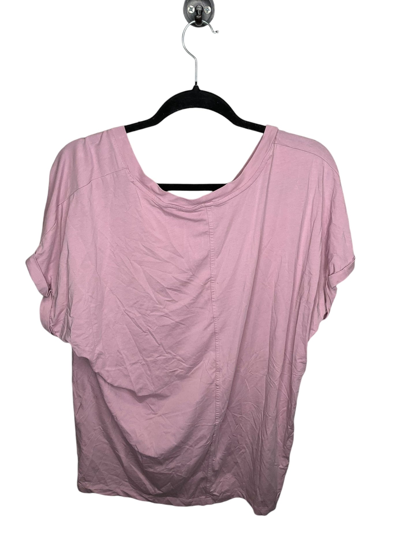 Top Short Sleeve By Banana Republic In Purple, Size: 2x