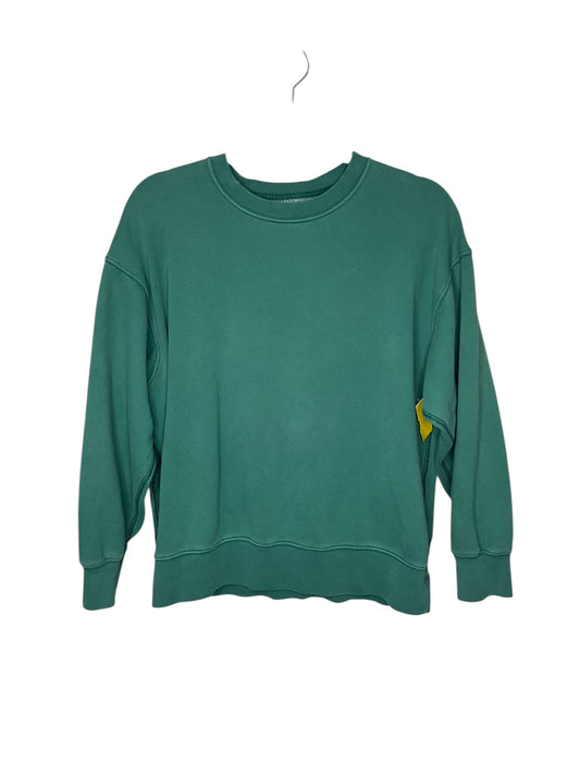 Athletic Sweatshirt Crewneck By American Eagle In Green, Size: Xs