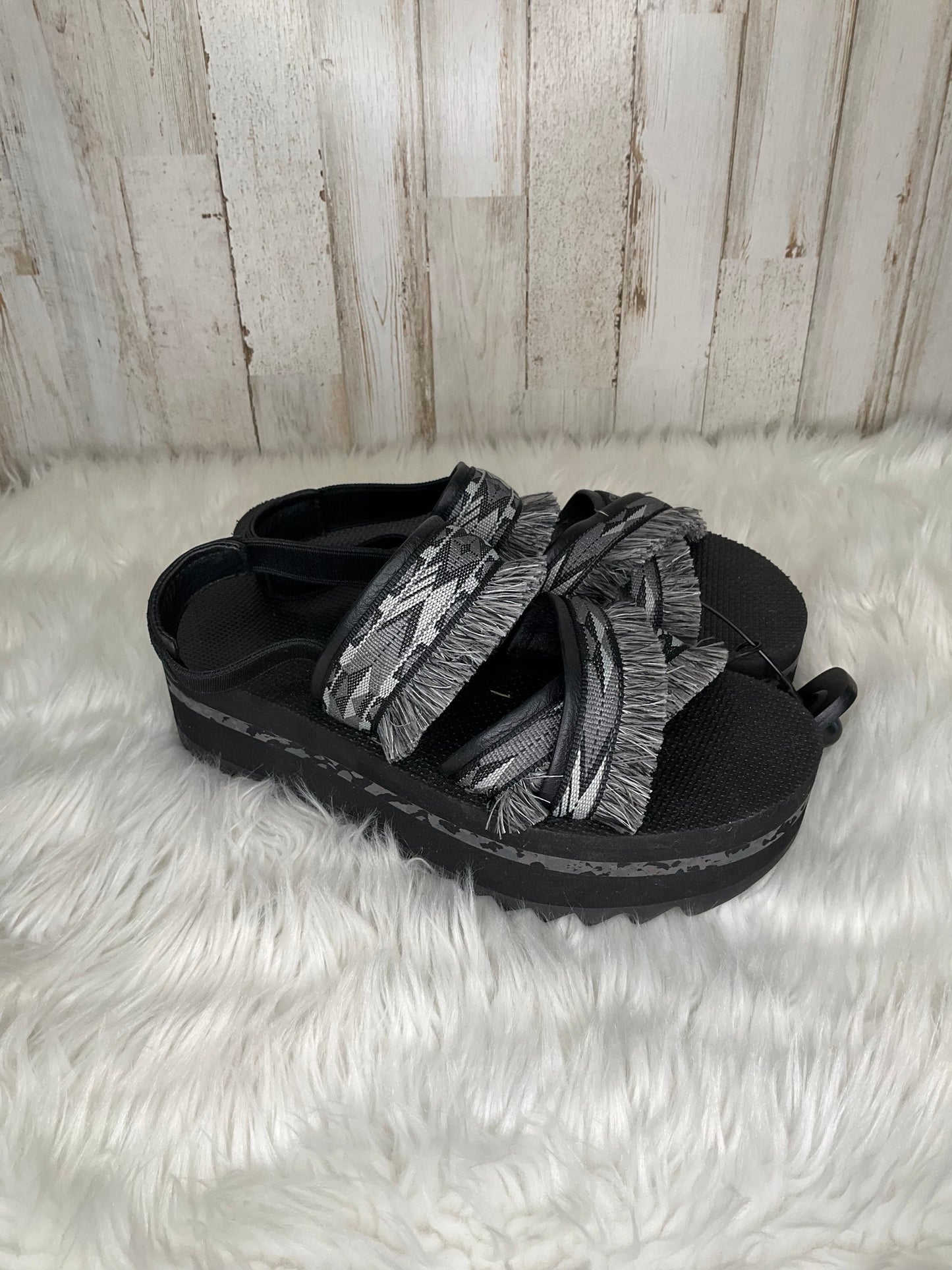 Black Sandals Sport Teva, Size 8