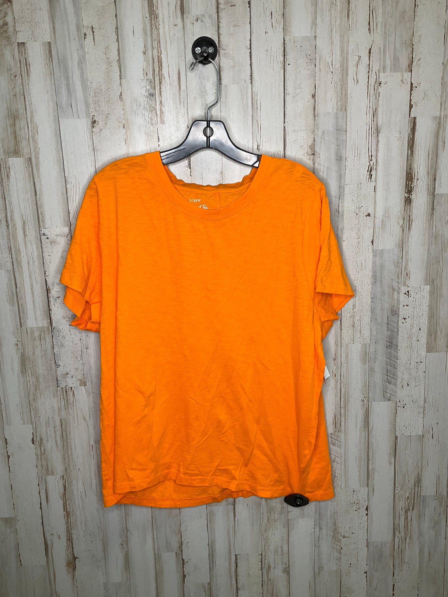Orange Top Short Sleeve J. Crew, Size 2x