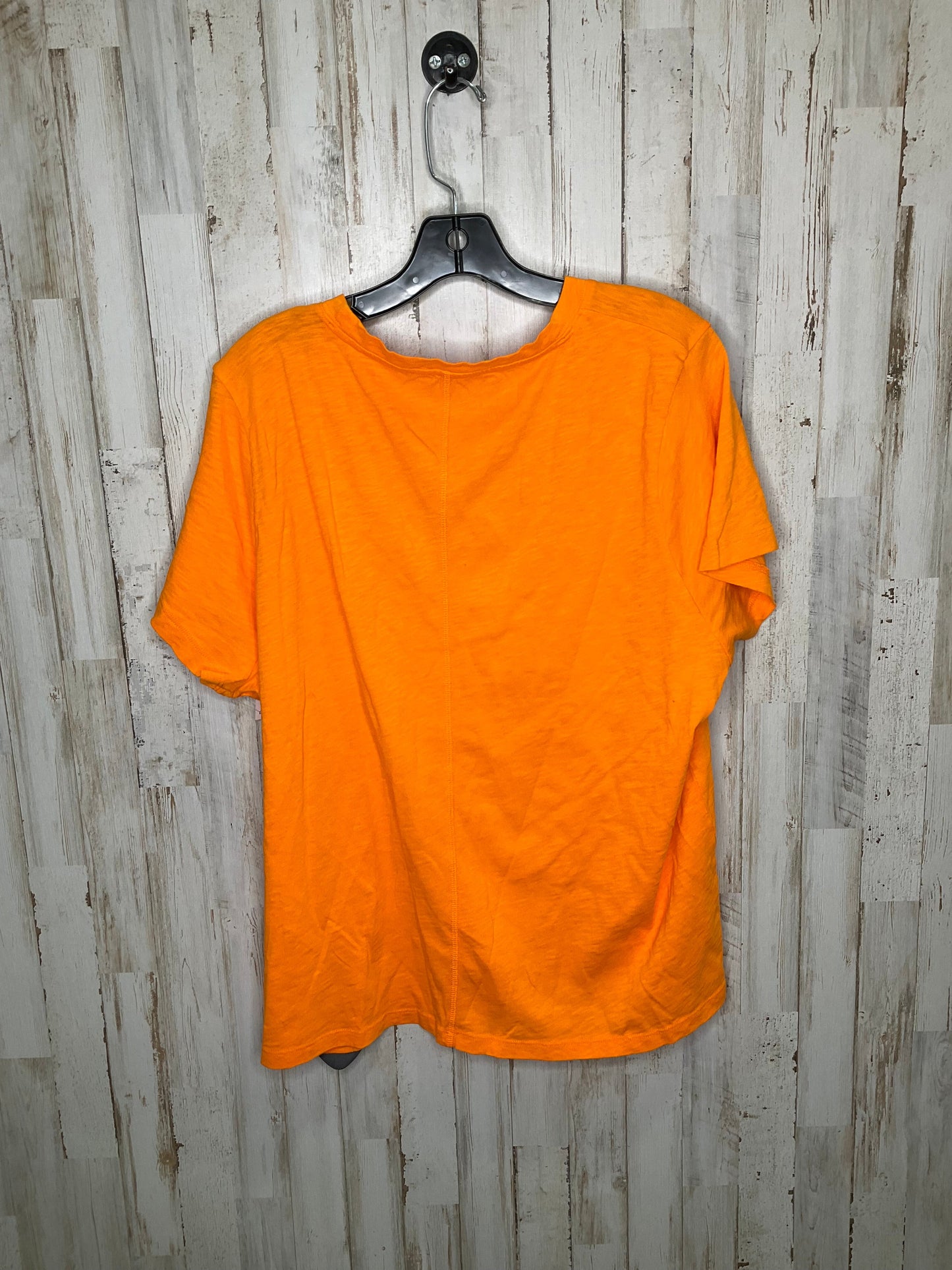 Orange Top Short Sleeve J. Crew, Size 2x