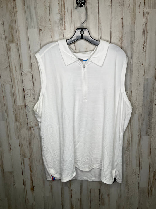 White Top Sleeveless Talbots, Size 3x