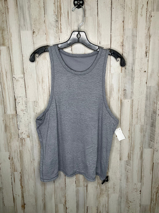 Grey Athletic Tank Top Lululemon, Size L