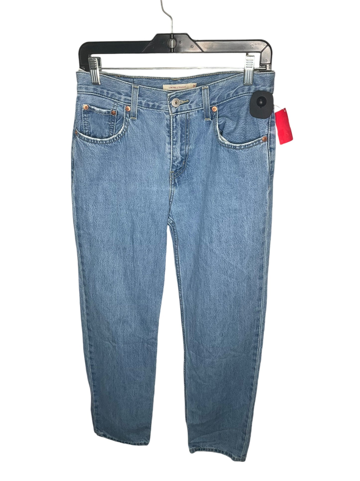 Jeans Boyfriend By Levis In Blue, Size: 26