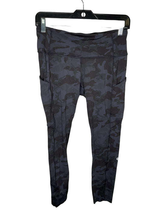 Athletic Leggings By Lululemon In Camouflage Print, Size: 4