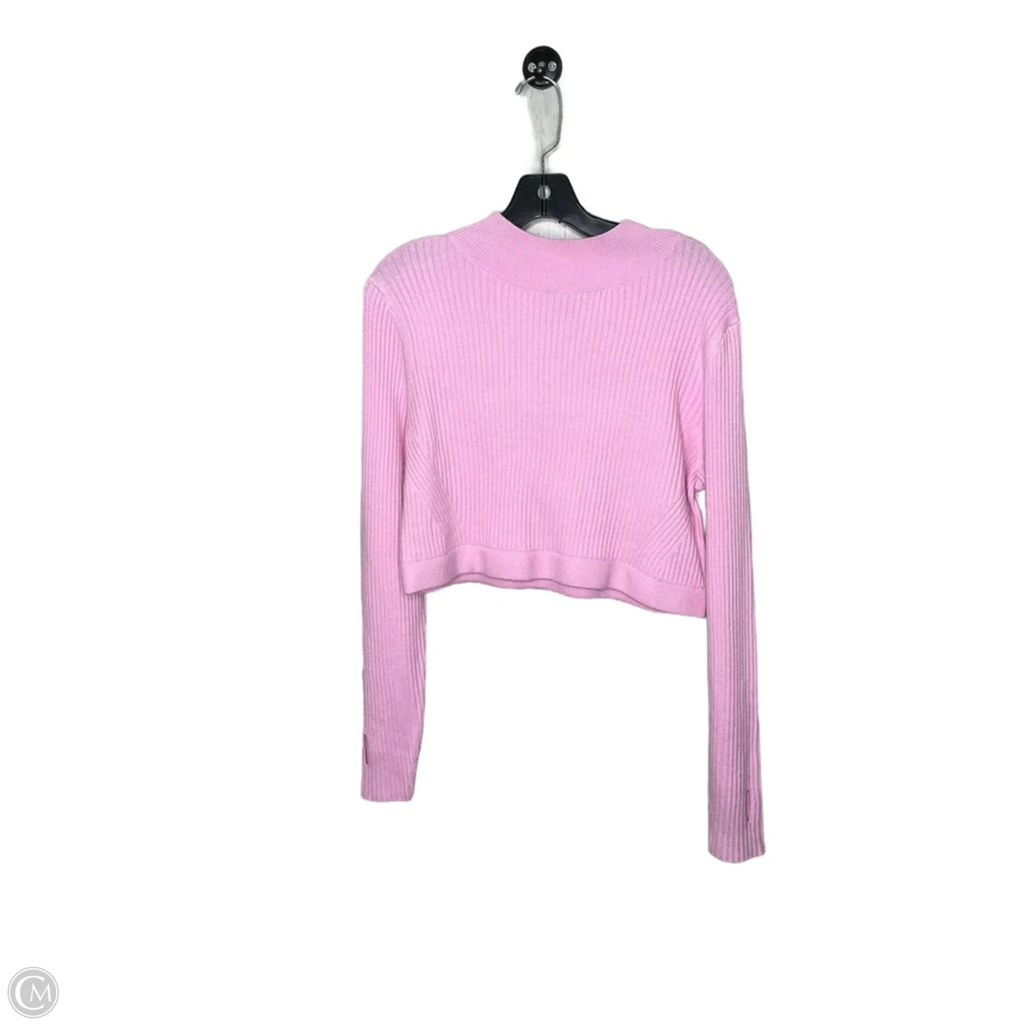 Top Long Sleeve By Wild Fable In Pink, Size: M