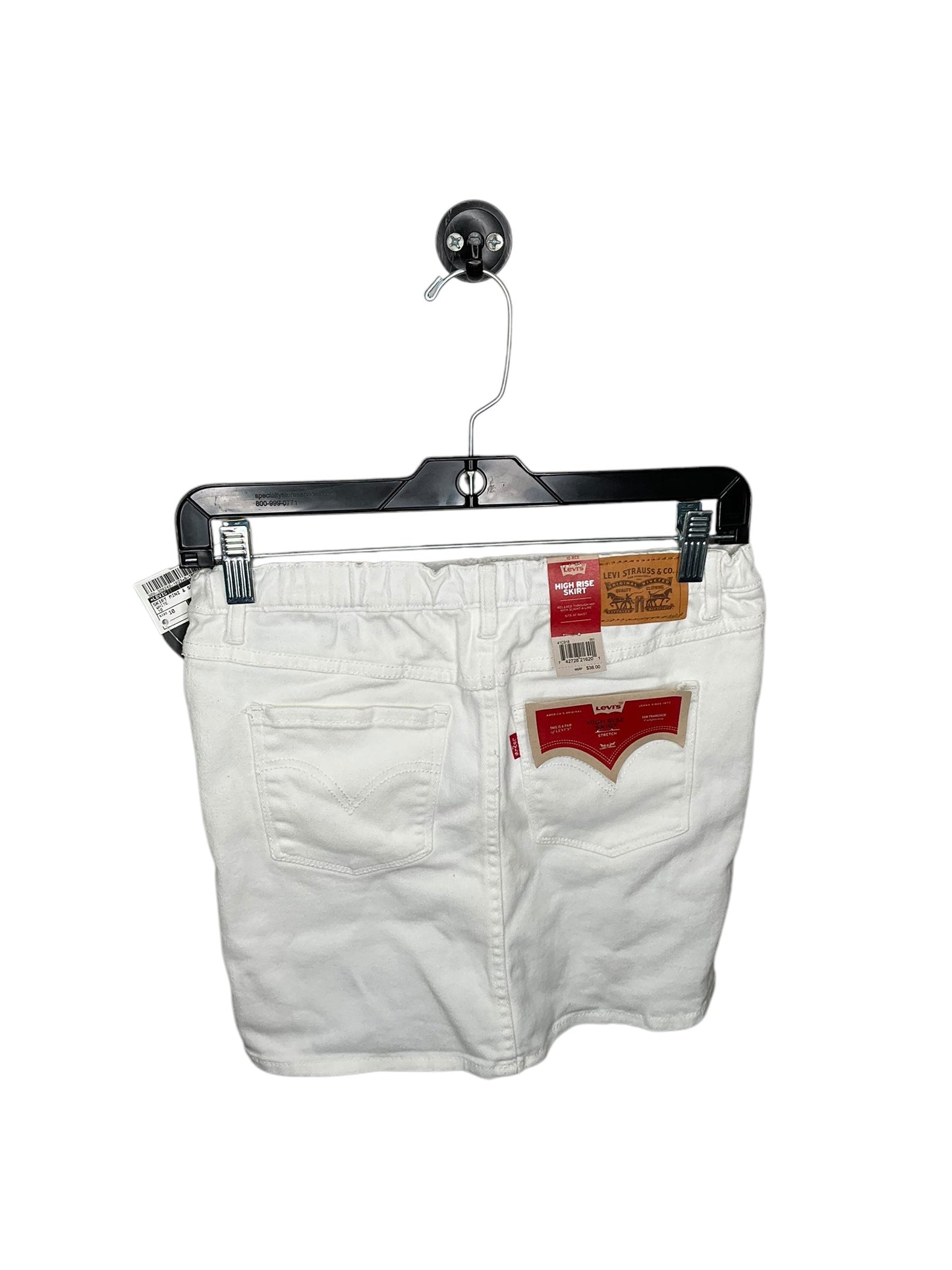 Skirt Mini & Short By Levis In White, Size: 10