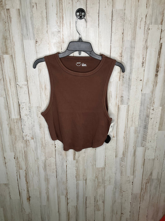 Brown Top Sleeveless Aerie, Size Xl