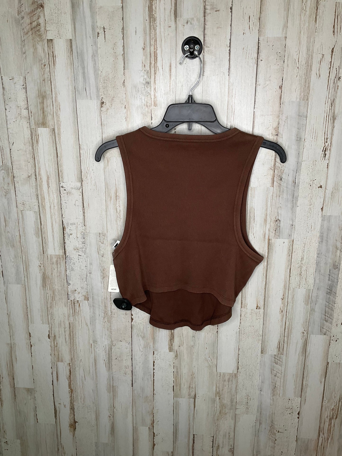 Brown Top Sleeveless Aerie, Size Xl