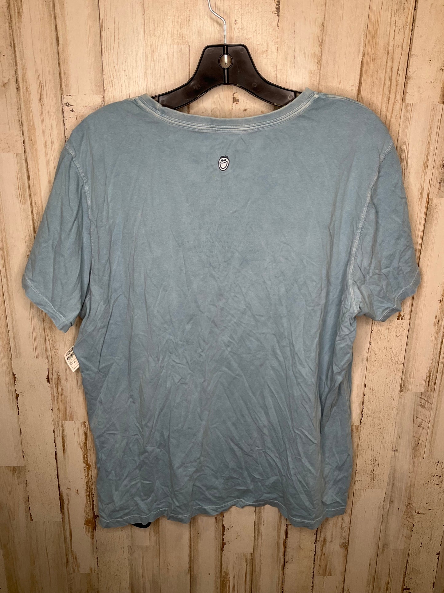 Blue Top Short Sleeve Life Is Good, Size Xl