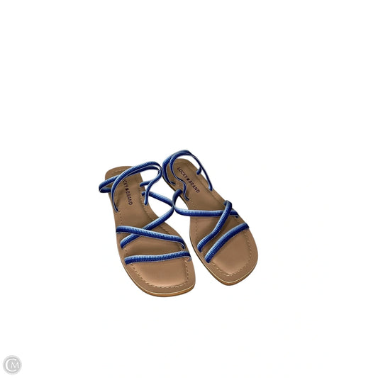 Sandals Flats By Lucky Brand In Blue, Size: 7