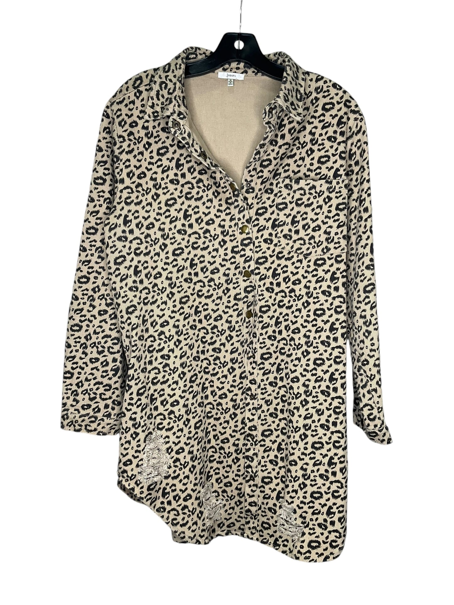 Jacket Other By Jodifl In Animal Print, Size: M