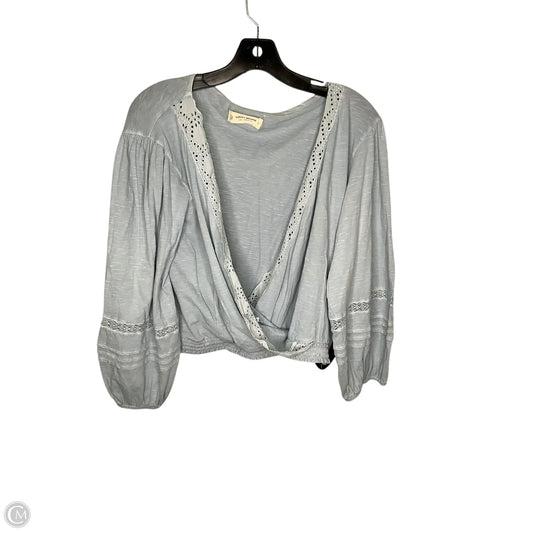 Top Long Sleeve By Lucky Brand In Blue, Size: L