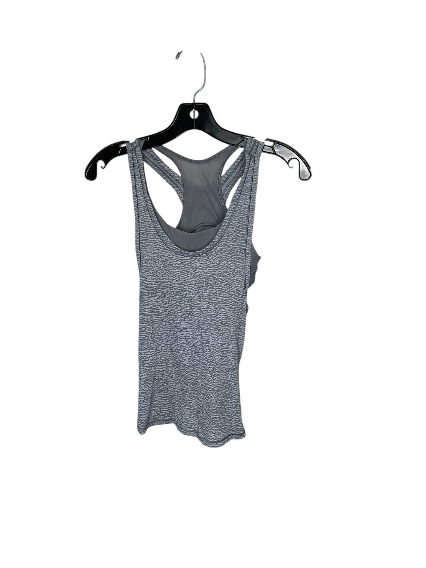 Athletic Tank Top By Lululemon In Grey, Size: Xs