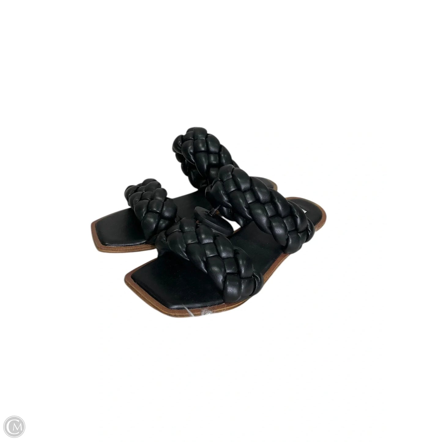 Sandals Flats By Steve Madden In Black, Size: 7