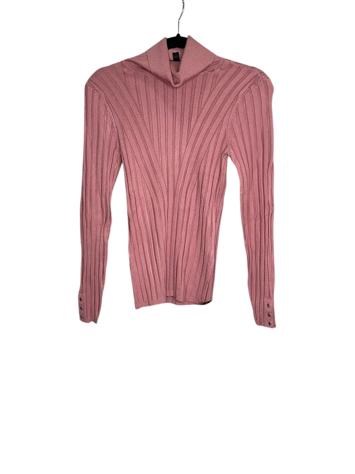 Top Long Sleeve By White House Black Market In Pink, Size: S