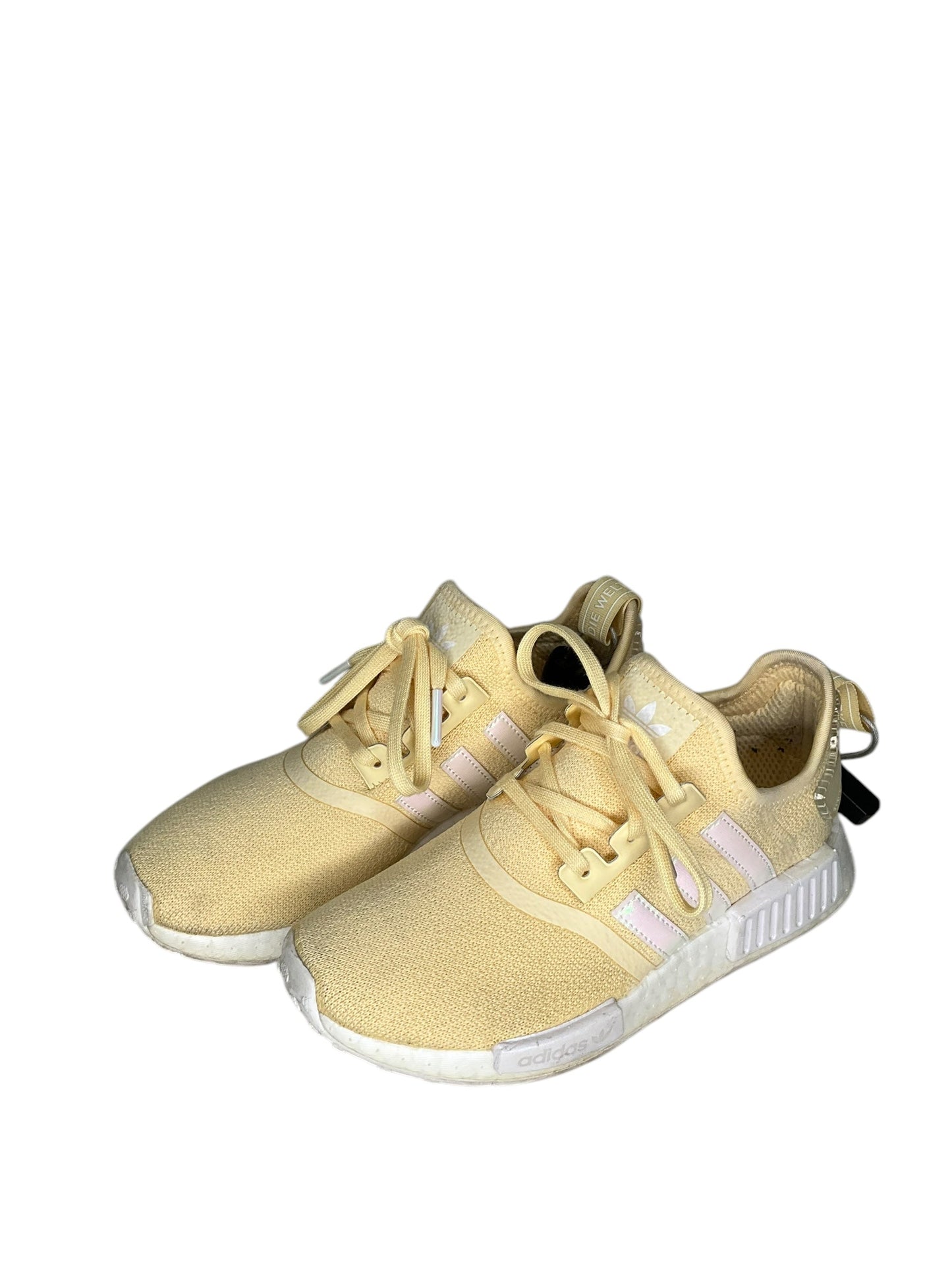 Shoes Athletic By Adidas In Yellow, Size: 5