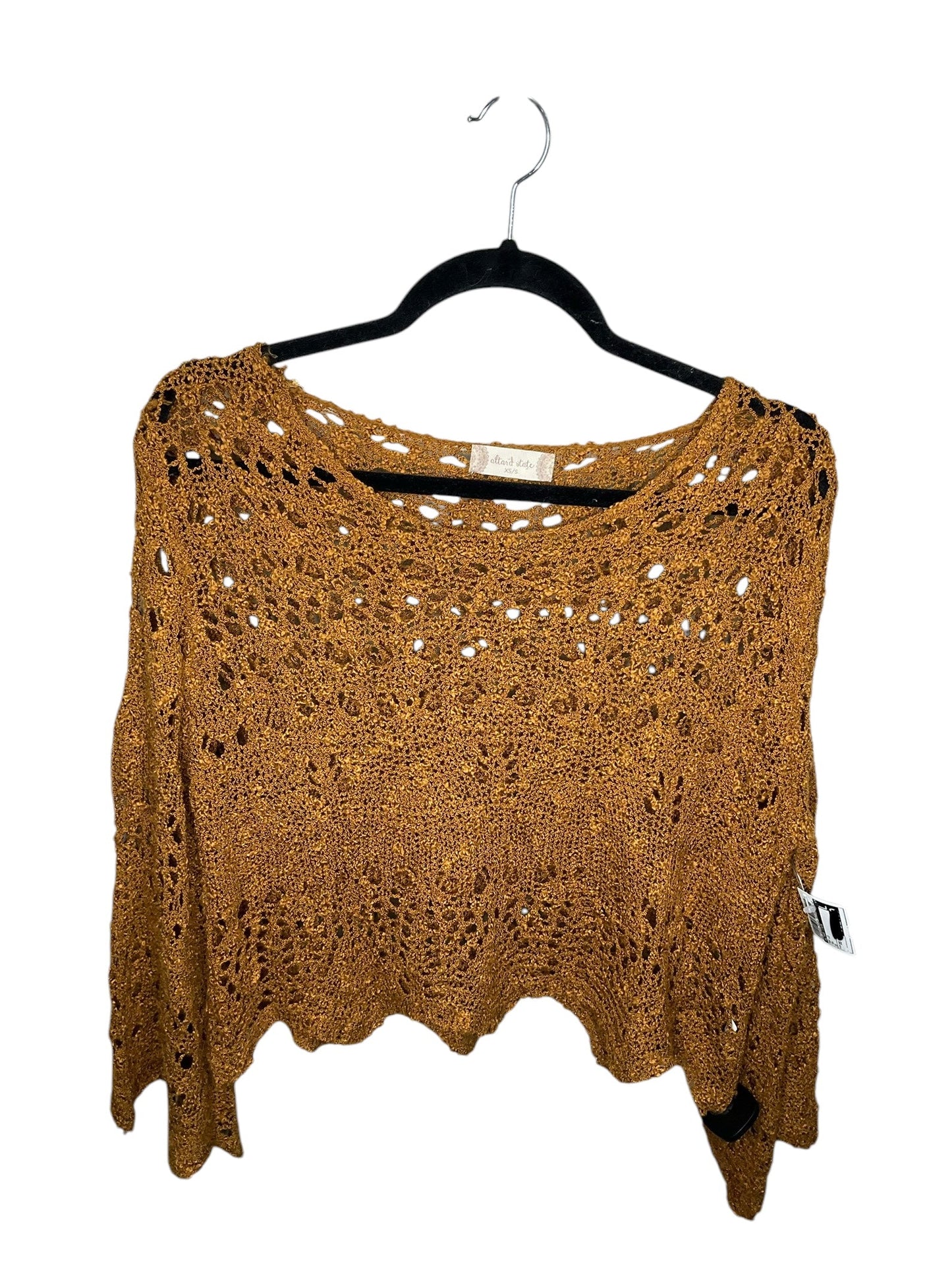 Top Long Sleeve By Altard State In Tan, Size: Xs