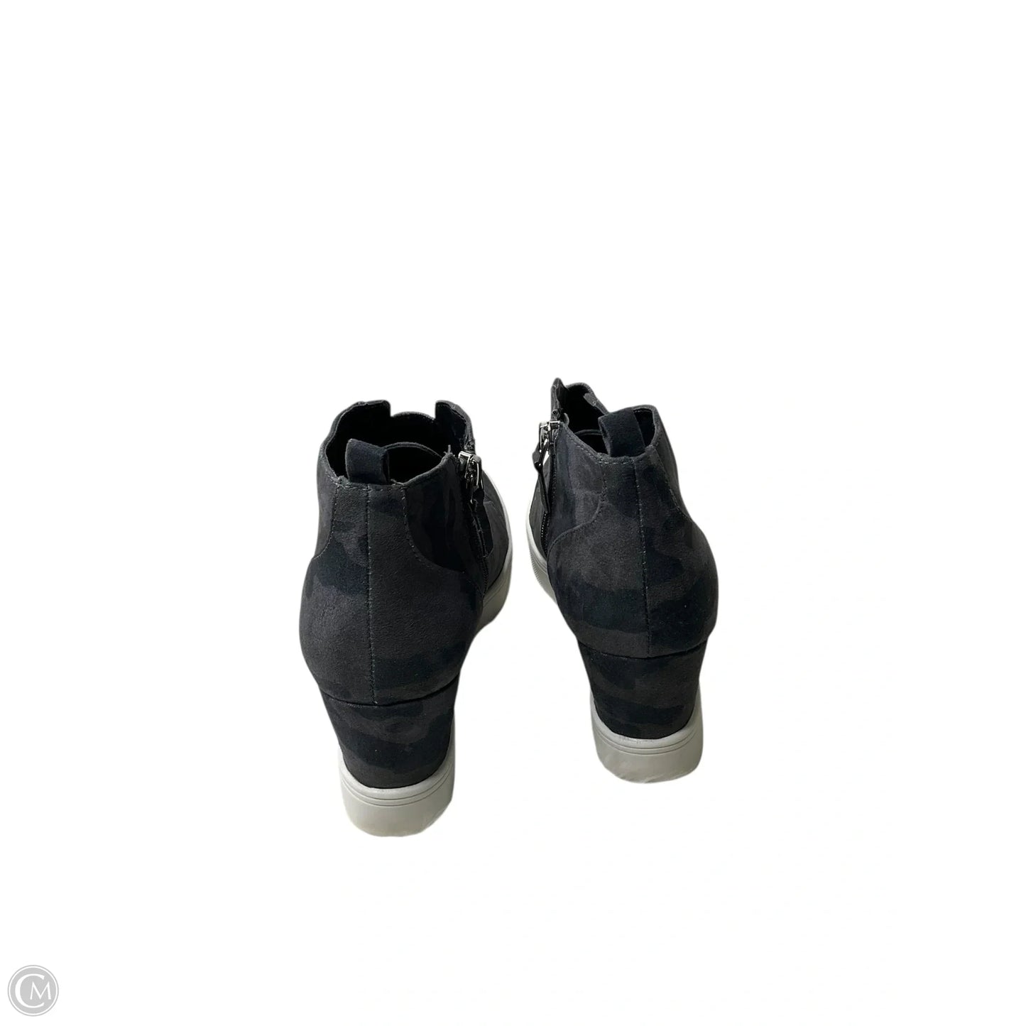 Shoes Heels Wedge By Mia In Camouflage Print, Size: 9