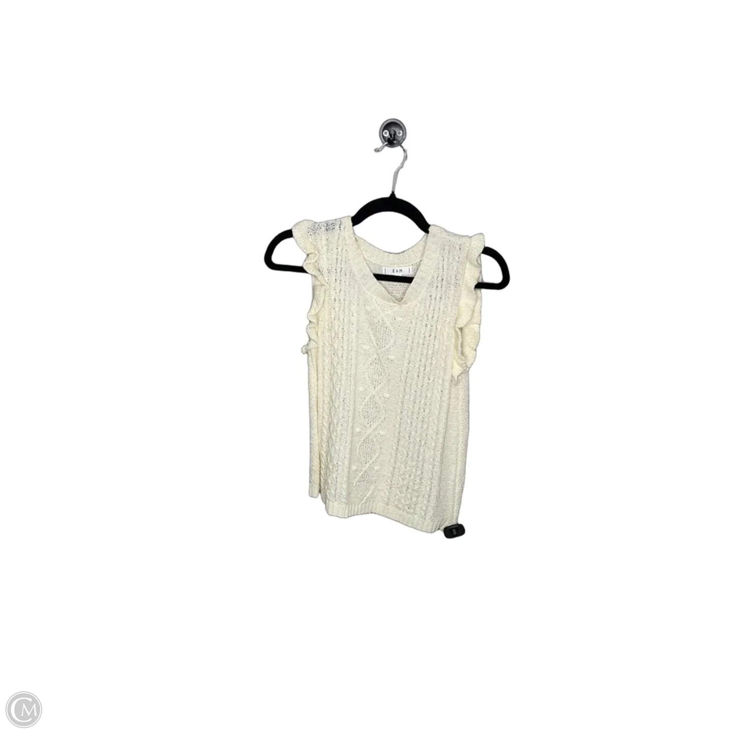 Top Sleeveless By Clothes Mentor In Beige, Size: M