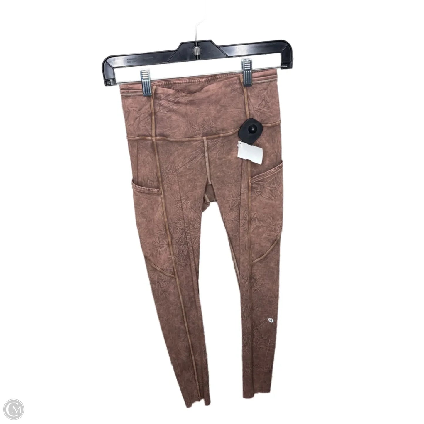 Athletic Leggings By Lululemon In Brown, Size: 8