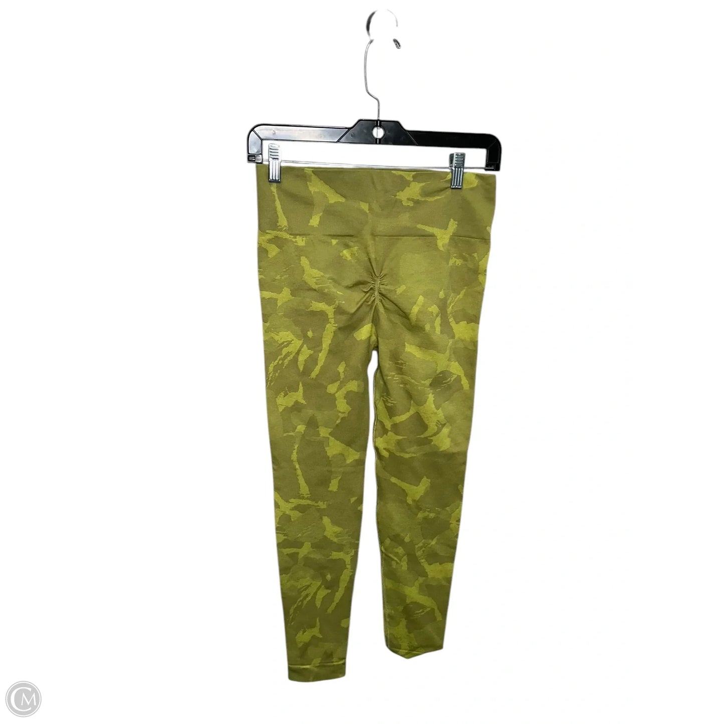 Athletic Leggings By Gym Shark In Green, Size: L