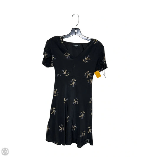 Dress Casual Midi By Madewell In Black, Size: 0p