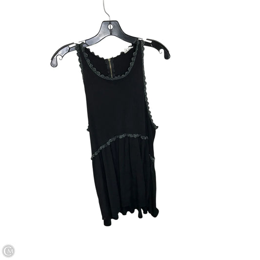 Top Sleeveless By Pol In Black, Size: L