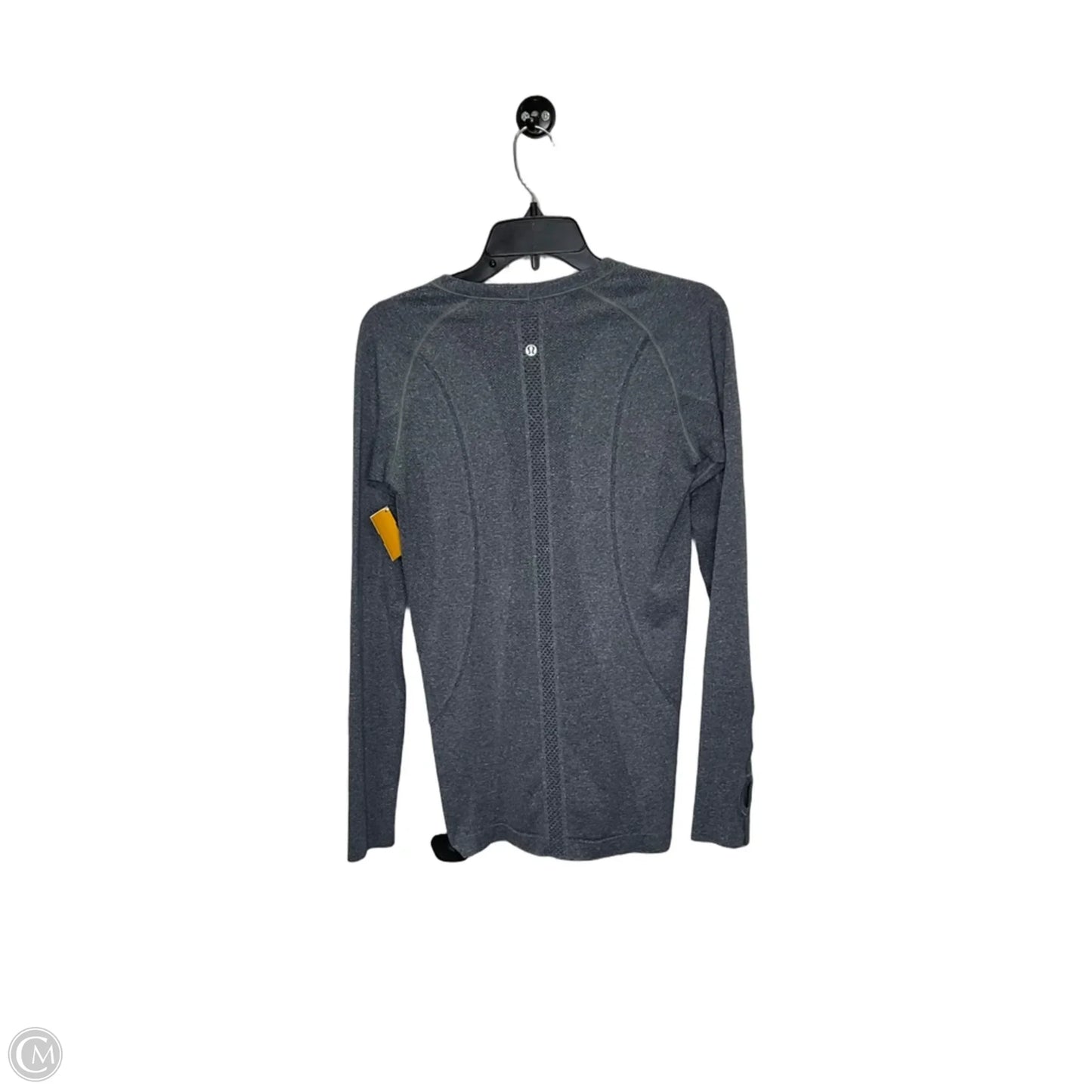 Top Long Sleeve By Lululemon In Grey, Size: 8