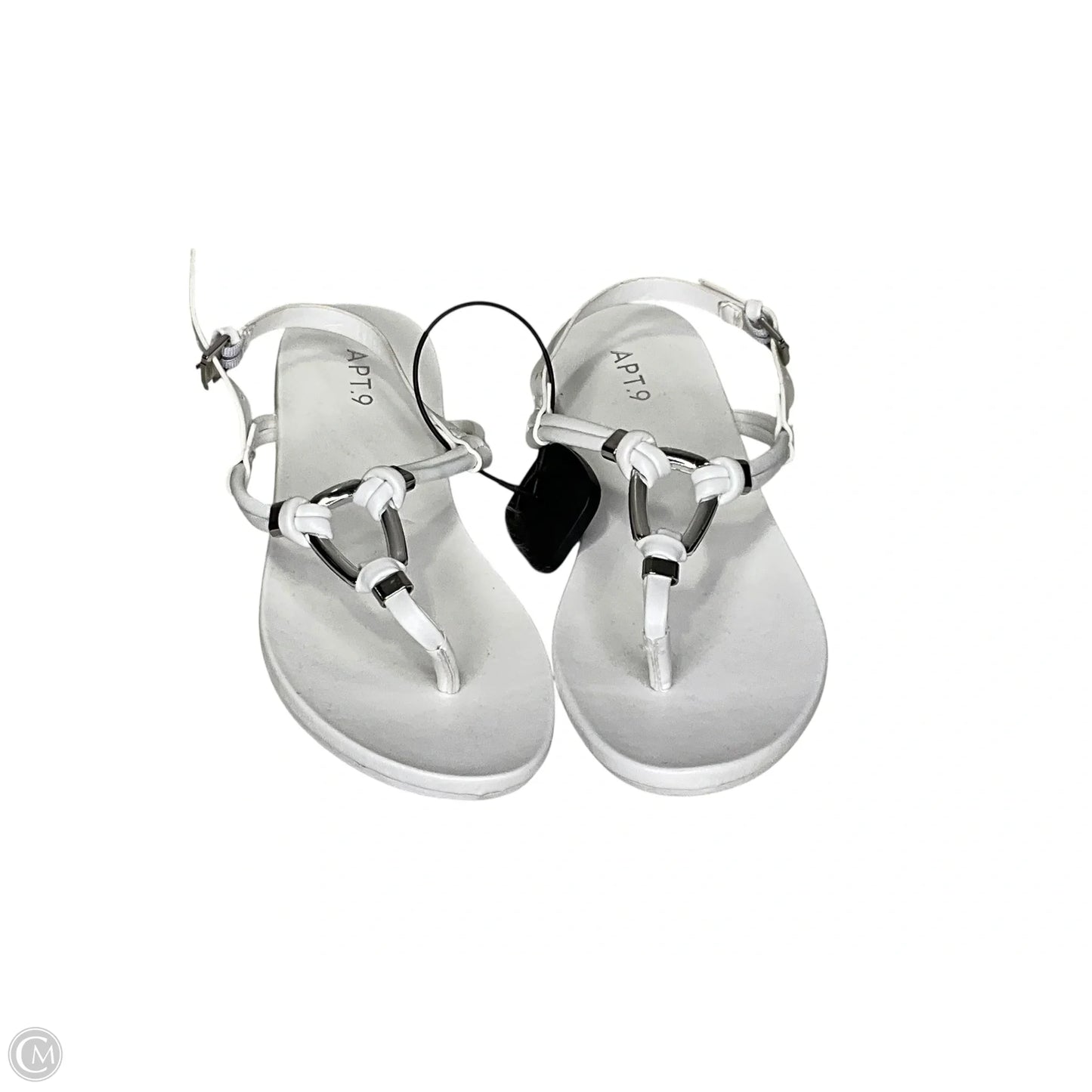 Sandals Flats By Apt 9 In White, Size: 7.5