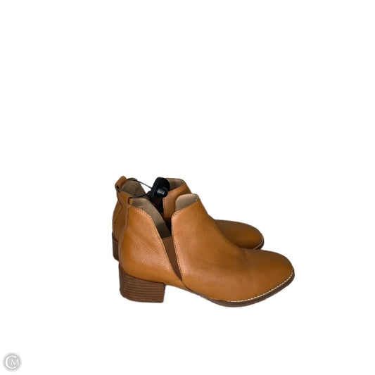 Boots Ankle Heels By Seychelles In Tan, Size: 8