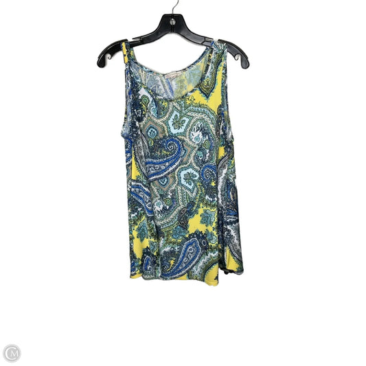 Top Sleeveless By Clothes Mentor In Multi-colored, Size: 2x