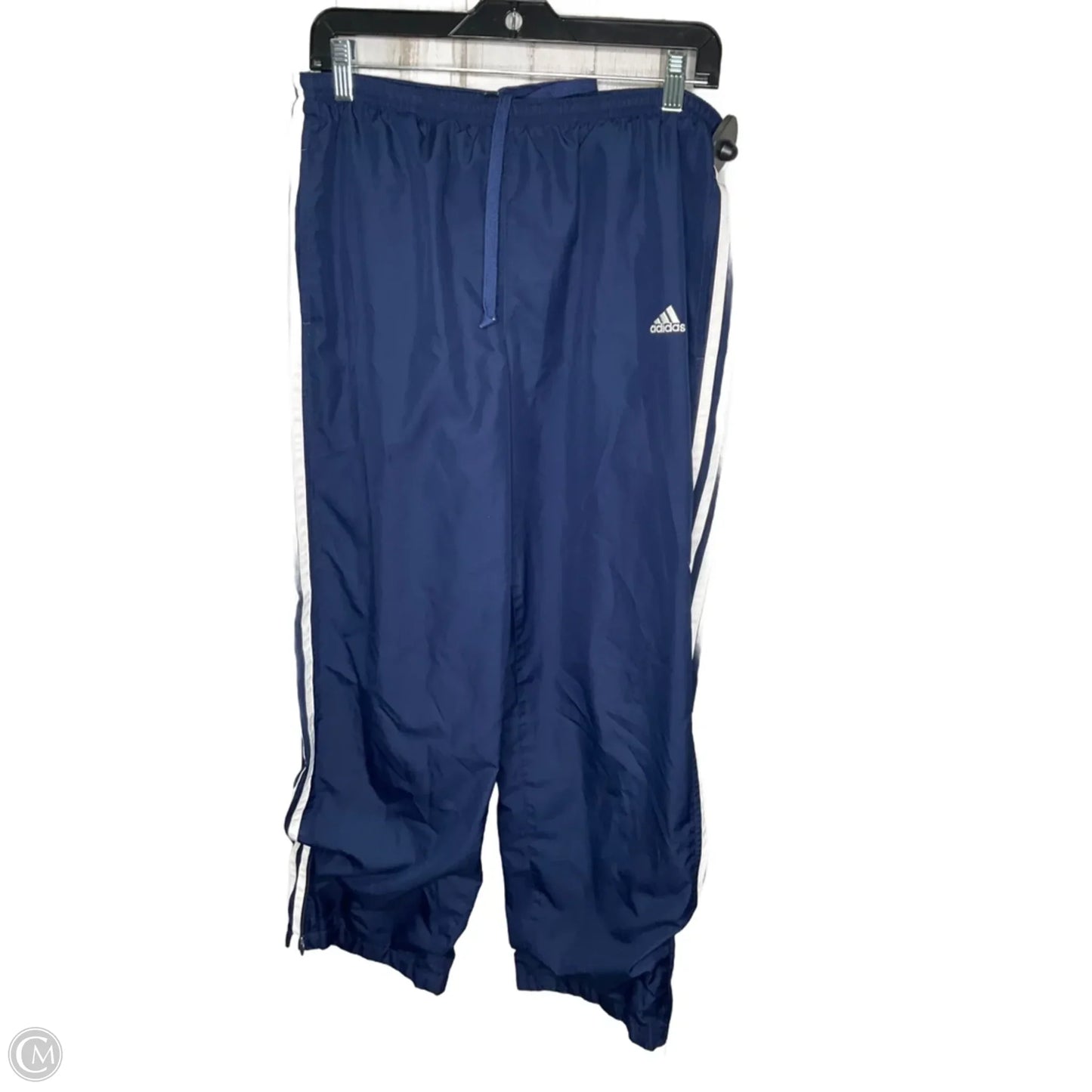 Athletic Pants By Adidas In Blue, Size: L