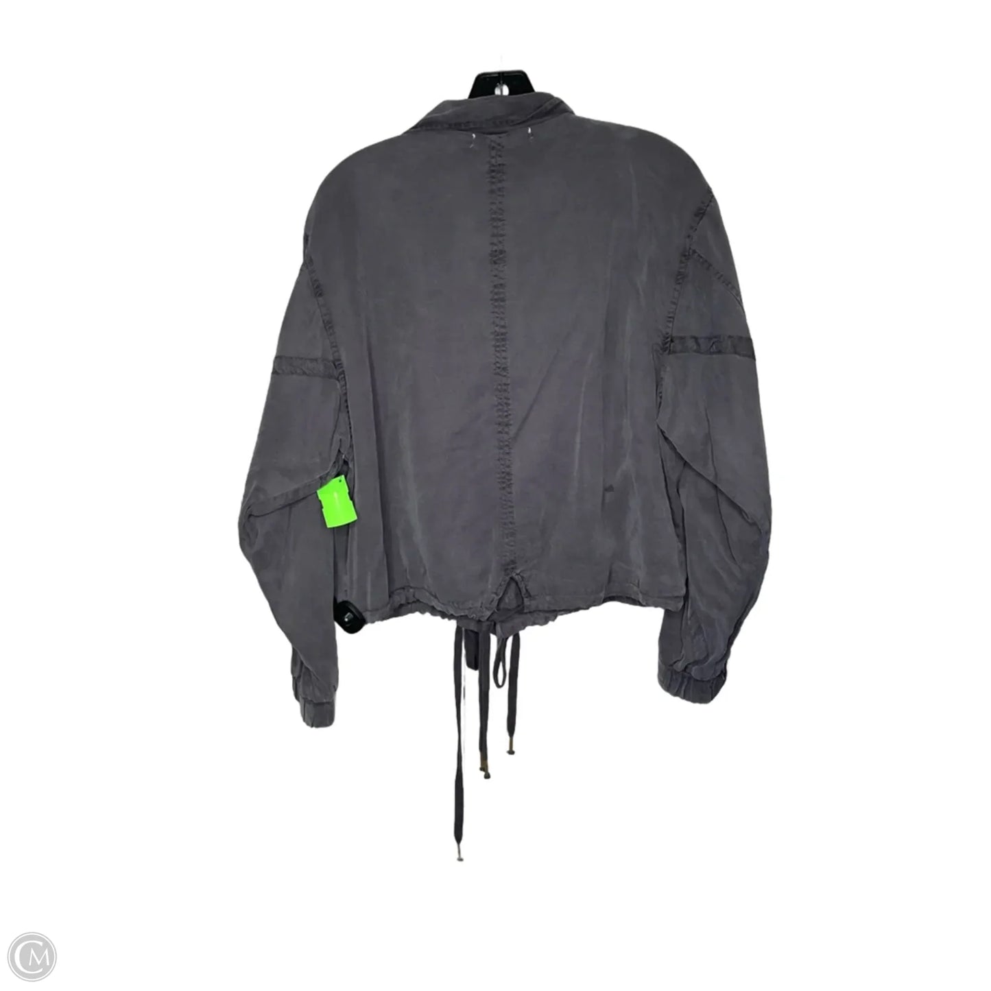 Jacket Denim By Young Fabulous & Broke In Grey, Size: S