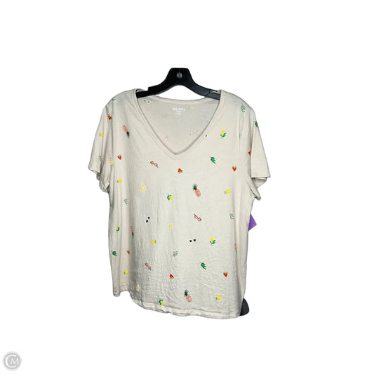Top Short Sleeve Basic By Old Navy In Multi-colored, Size: L