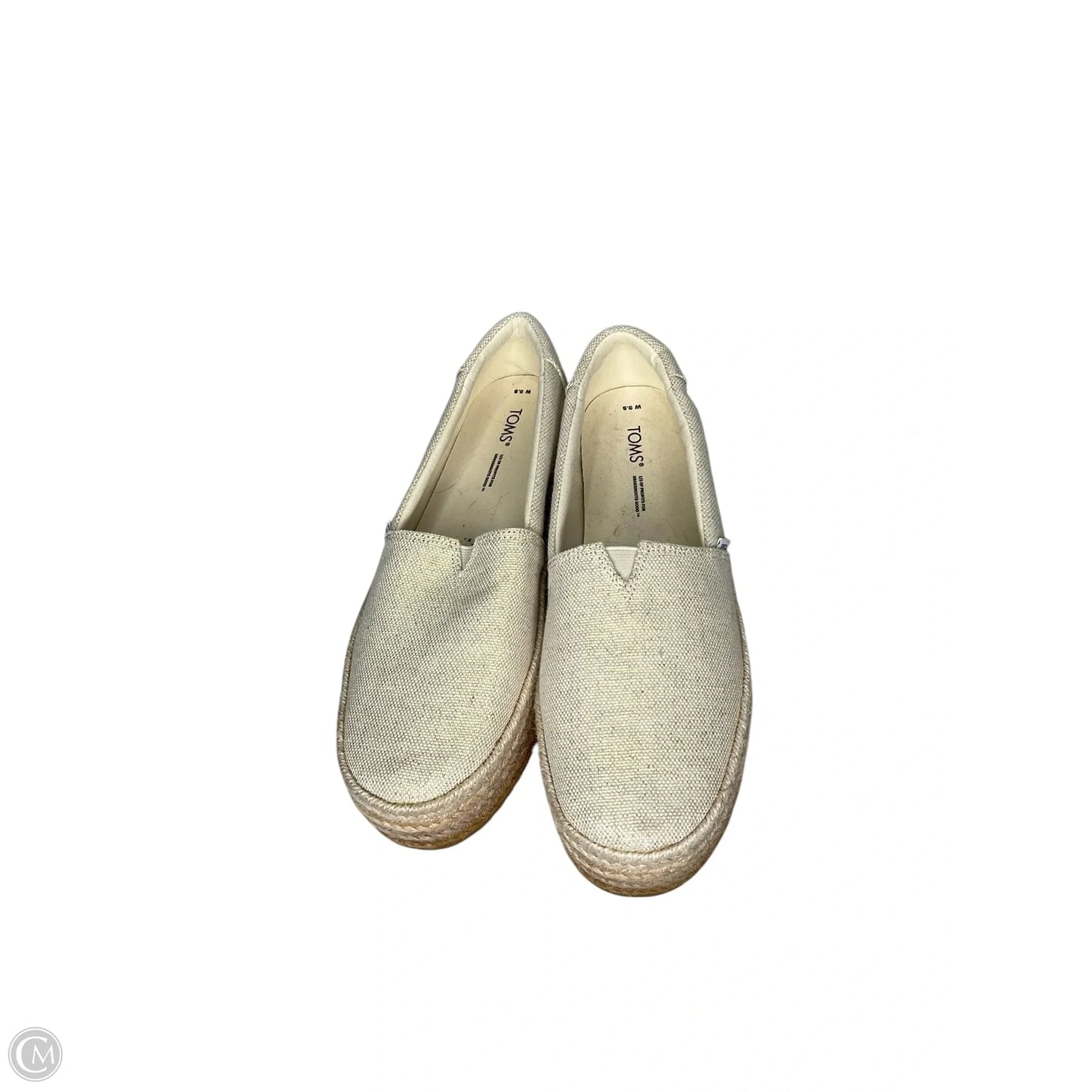 Shoes Flats By Toms In Cream, Size: 9.5