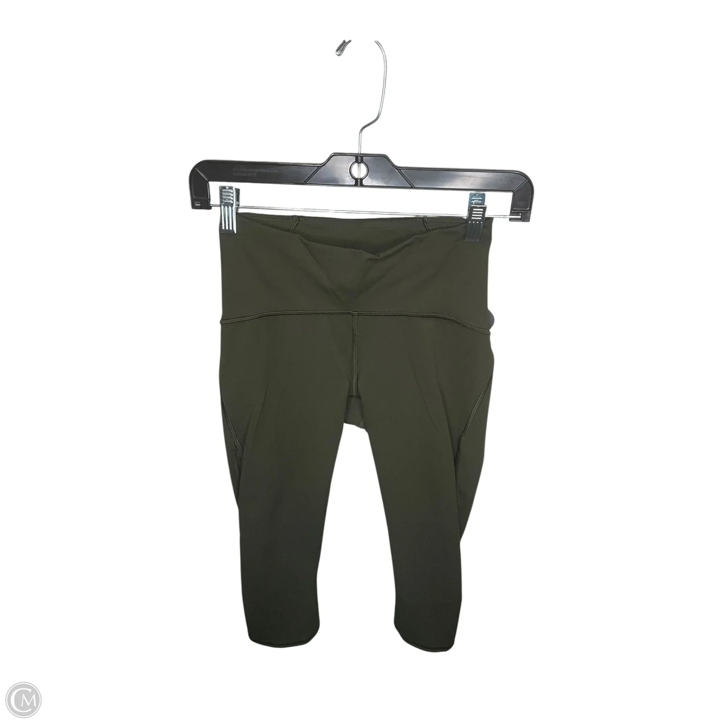 Athletic Leggings Capris By Lululemon In Green, Size: 4