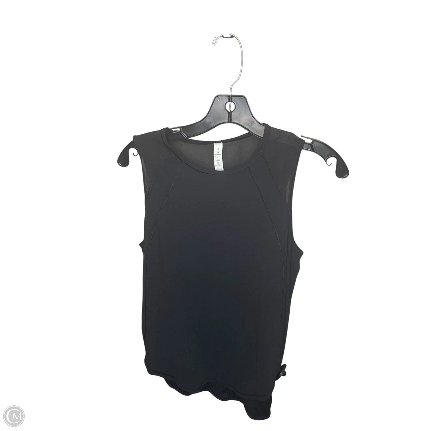 Athletic Tank Top By Lululemon In Black, Size: 8