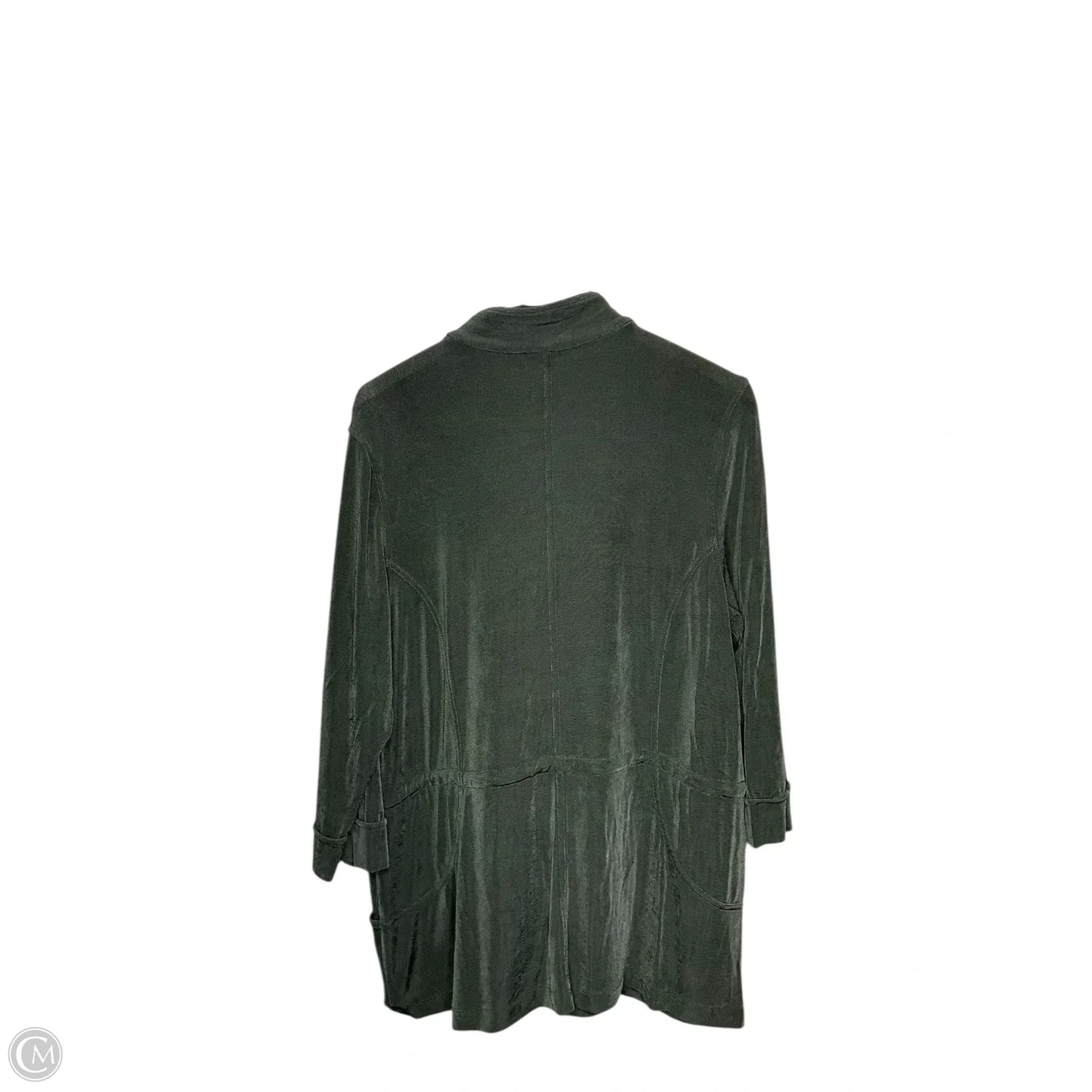 Jacket Other By Chicos In Green, Size: 2