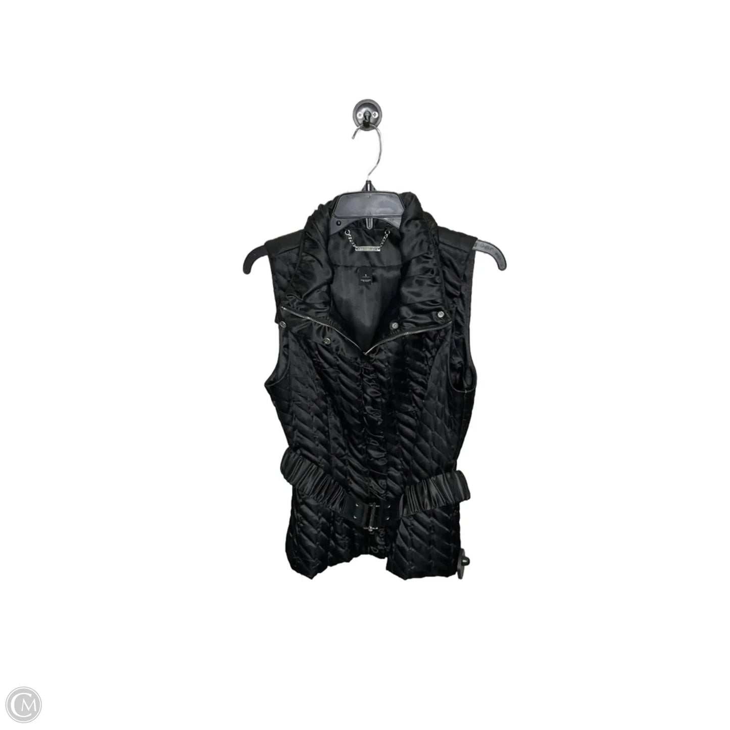 Vest Puffer & Quilted By White House Black Market In Black, Size: S