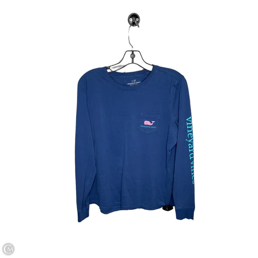Top Long Sleeve By Vineyard Vines In Purple, Size: L