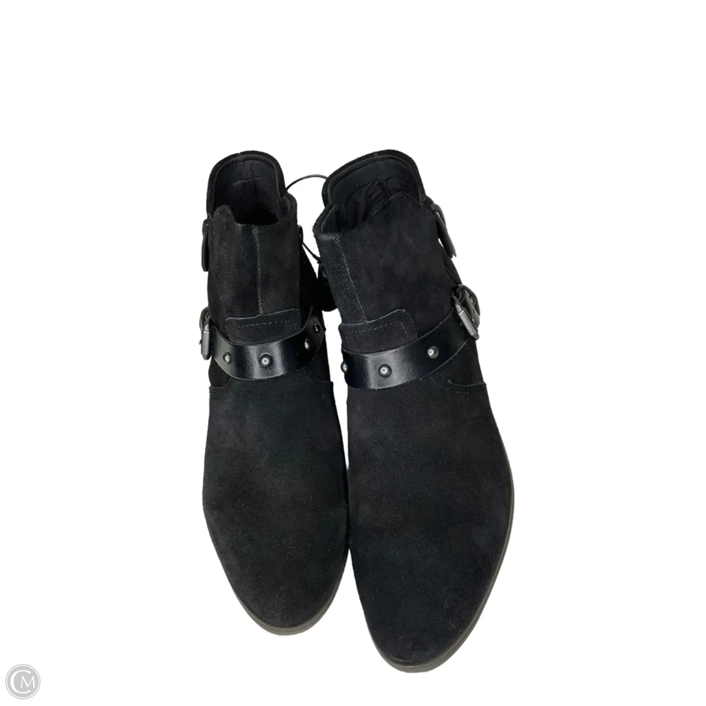 Boots Ankle Flats By Crown Vintage In Black, Size: 9.5